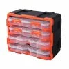 TACTIX® Plastic Rack With 6 Organizers