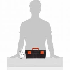 TACTIX® Plastic Tool Box 13 In. -Outlet Sika Tools Sotre 0000617 5