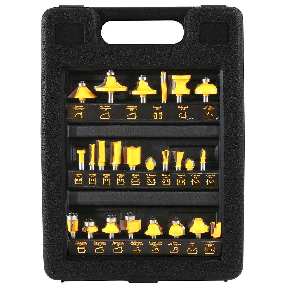 Pro-Series 24 Piece Router Bit Se 3 Pro-Series 24 Piece Router Bit Se