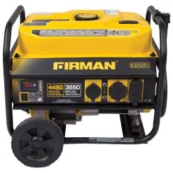 Firman 3550/4450 Watt Generator With Wheel Kit And Cover