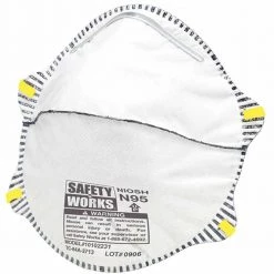 Safety Works N95 Harmful Dust Disposable Respirator With Odor Filter