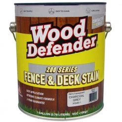Wood Defender 200 Series Multi-Purpose Semi-Transparent Stain & Seal Charcoal Gray