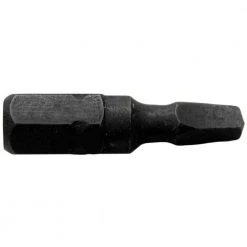 Century Drill & Tool Impact Pro Square Screwdriver Bit - #3 X 1 In. - 2 Pack
