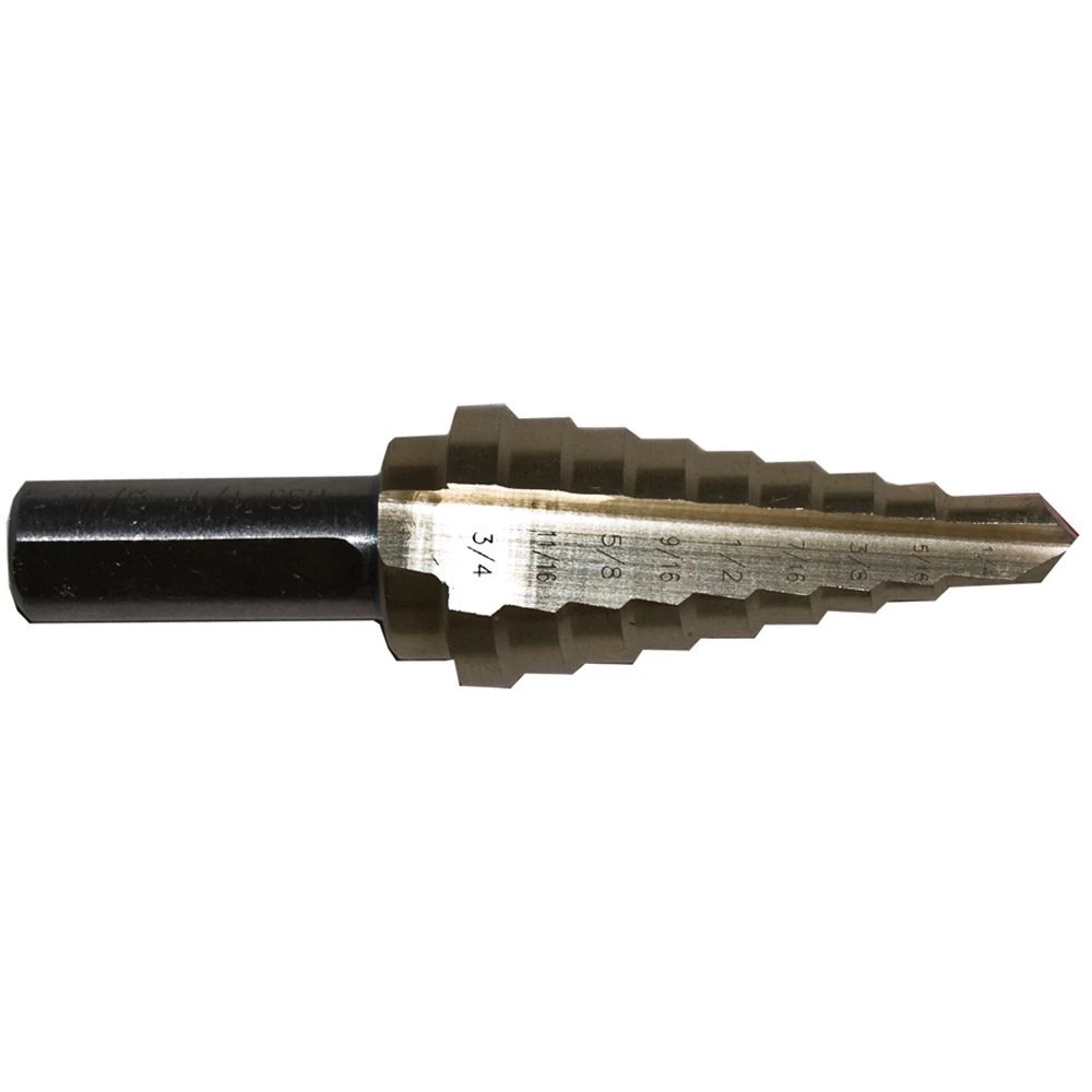 Century Drill & Tool 9 Step Drill Bit #3 - 1/4 In. - 3/4 In. 3 Century Drill & Tool 9 Step Drill Bit #3 - 1/4 In. - 3/4 In.