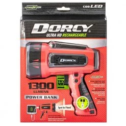 Dorcy Ultra HD Rechargeable Spotlight W/ Power Bank