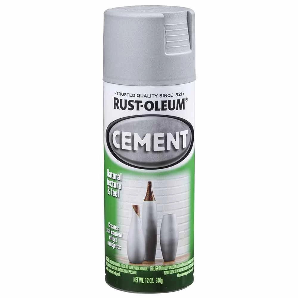 Rust-Oleum Cement Spray Paint 12 Oz. 3 Rust-Oleum Cement Spray Paint 12 Oz.