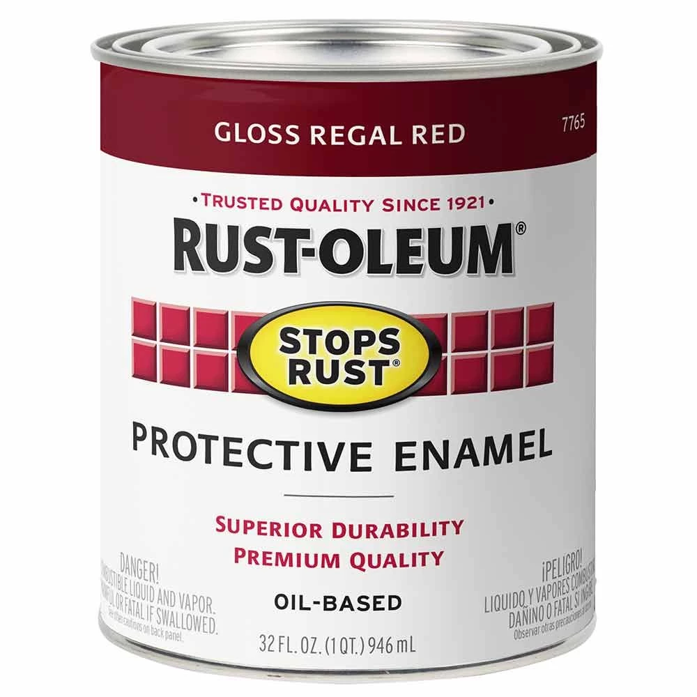 Rust-Oleum Stops Rust® Gloss Protective Enamel Paint 1 Qt. 4 Rust-Oleum Stops Rust® Gloss Protective Enamel Paint 1 Qt. - Image 2
