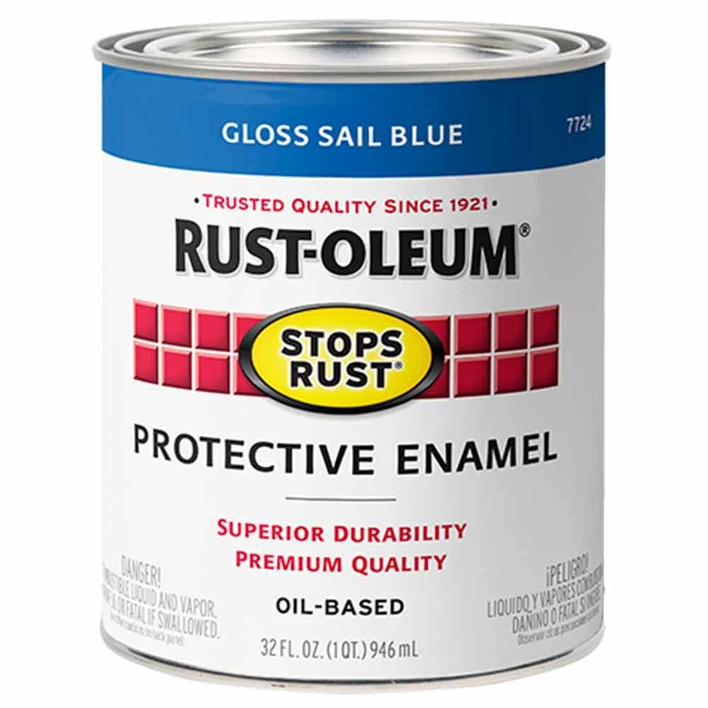 Rust-Oleum Stops Rust® Gloss Protective Enamel Paint 1 Qt. 5 Rust-Oleum Stops Rust® Gloss Protective Enamel Paint 1 Qt. - Image 3