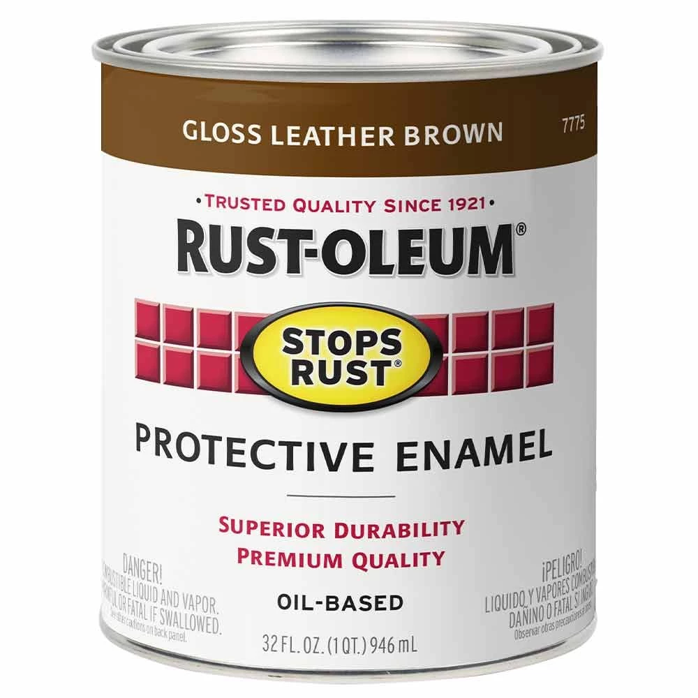 Rust-Oleum Stops Rust® Gloss Protective Enamel Paint 1 Qt. 6 Rust-Oleum Stops Rust® Gloss Protective Enamel Paint 1 Qt. - Image 4