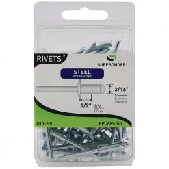 Surebonder Steel Rivets 3/16 In. Diameter 50 Ct. 7 Surebonder Steel Rivets 3/16 In. Diameter 50 Ct. -Outlet Sika Tools Sotre 0021906 1