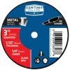 Century Metal Cutting Wheel 3 In. X .035 In. X 1/4 In. -Outlet Sika Tools Sotre 0026615