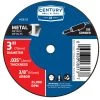 Century Metal Cutting Wheel 3 In. X .035 In. X 3/8 In. -Outlet Sika Tools Sotre 0026624