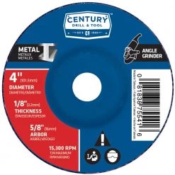 Century Metal Grinding Wheel 4 In. X 1/8 In. X 5/8 In.