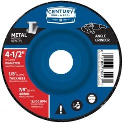 Century Metal Grinding Wheel 4-1/2 In. X 1/8 In. X 7/8 In.