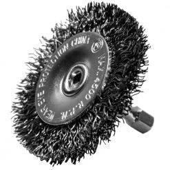 Century Fine Crimped Radial Wire Brush 3 In. X 1/4 In.