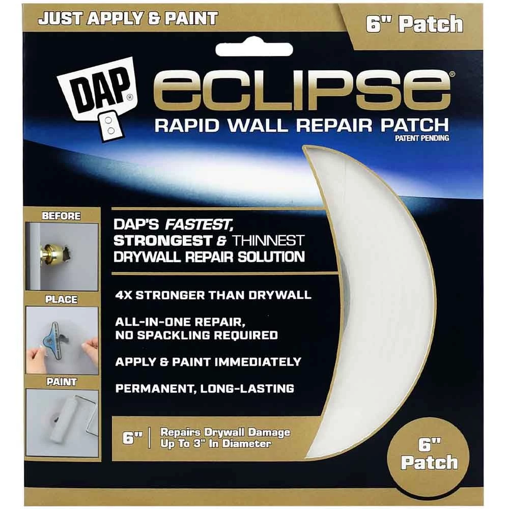 Dap Eclipse® Rapid Wall Repair Patch 3 Dap Eclipse® Rapid Wall Repair Patch