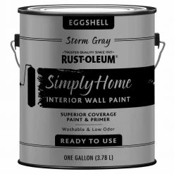 Rust-Oleum Simply Home Eggshell Interior Wall Paint 1 Gal. 10 Rust-Oleum Simply Home Eggshell Interior Wall Paint 1 Gal. -Outlet Sika Tools Sotre 0036883