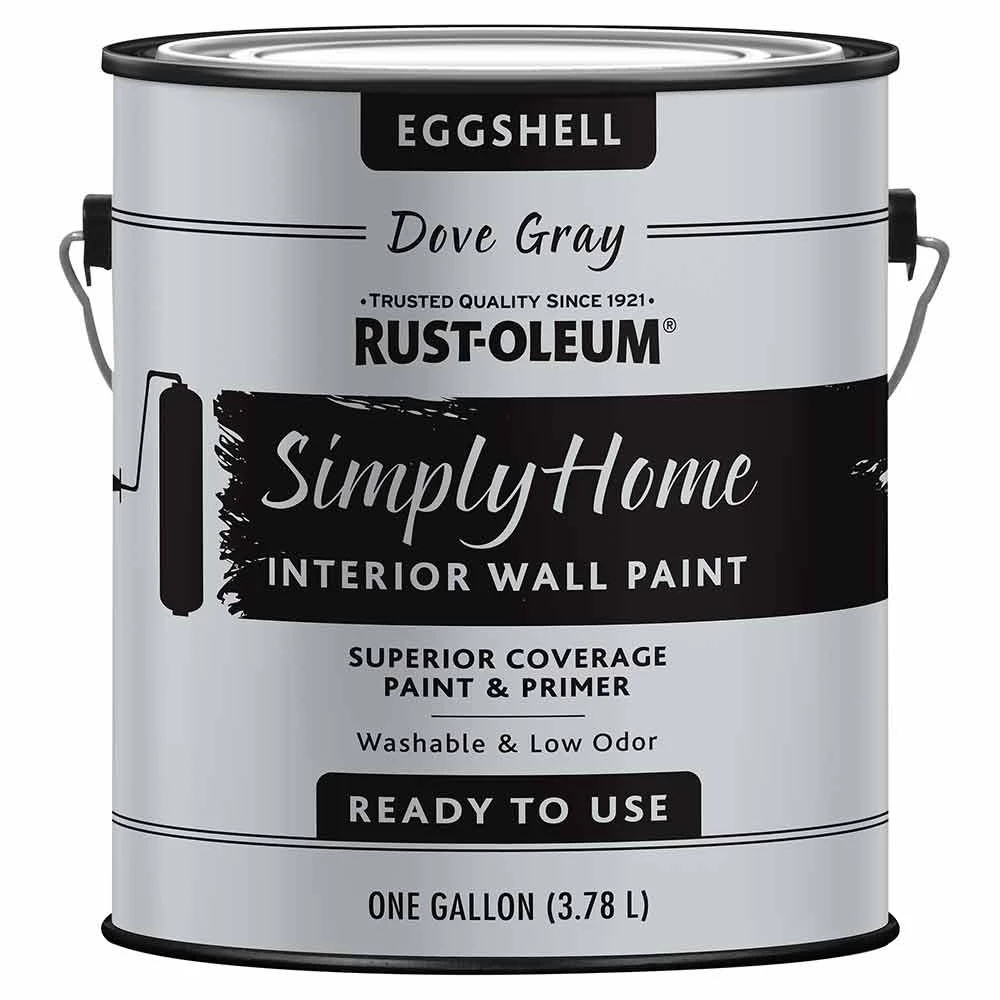 Rust-Oleum Simply Home Eggshell Interior Wall Paint 1 Gal. 7 Rust-Oleum Simply Home Eggshell Interior Wall Paint 1 Gal. - Image 5