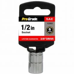 Pro-Grade 3/8 In. Drive 6 PT Socket -Outlet Sika Tools Sotre 1226905