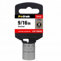 Pro-Grade 3/8 In. Drive 6 PT Socket -Outlet Sika Tools Sotre 1226912