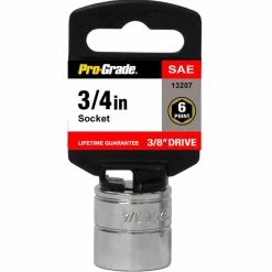Pro-Grade 3/8 In. Drive 6 PT Socket -Outlet Sika Tools Sotre 1226926