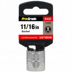 Pro-Grade 3/8 In. Drive 6 PT Socket -Outlet Sika Tools Sotre 1227794
