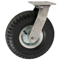 Titan Pneumatic Swivel Plate Mount Caster 10 In.