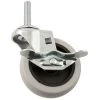 Titan Thermoplastic Rubber (TPR) Threaded Stem 3 In. Swivel Caster With Brake 2 Titan Thermoplastic Rubber (TPR) Threaded Stem 3 In. Swivel Caster With Brake -Outlet Sika Tools Sotre 1317639