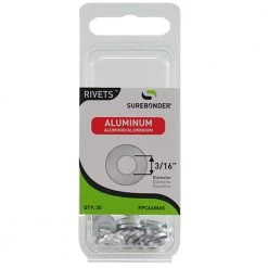 Surebonder Aluminum Rivet Washers 3/16 In.