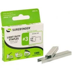 Surebonder No. 3 Light Duty Staples 1/4 In.