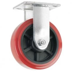 Titan Polyurethane Rigid Plate Caster 6 In.