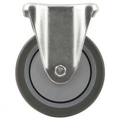 Titan Thermoplastic Rubber (TPR) 5 In. Rigid Plate Caster