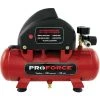 Proforce Oil-Free Horizontal Air Compressor 2 Gal. W/ Kit -Outlet Sika Tools Sotre 7304921