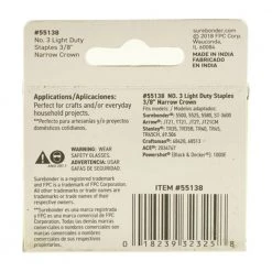 Surebonder No. 3 Light Duty Staples 3/8 In. -Outlet Sika Tools Sotre 7308292 2