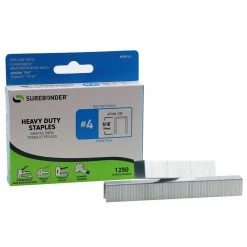 Surebonder #4 Heavy Duty 9/16 In. Narrow Crown Staples 1250 Ct.