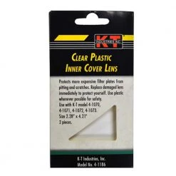 K-T Industries Inside Clear Plastic Cover Lens Auto Darkening Helmet 2 Pk. -Outlet Sika Tools Sotre 7310683new 4