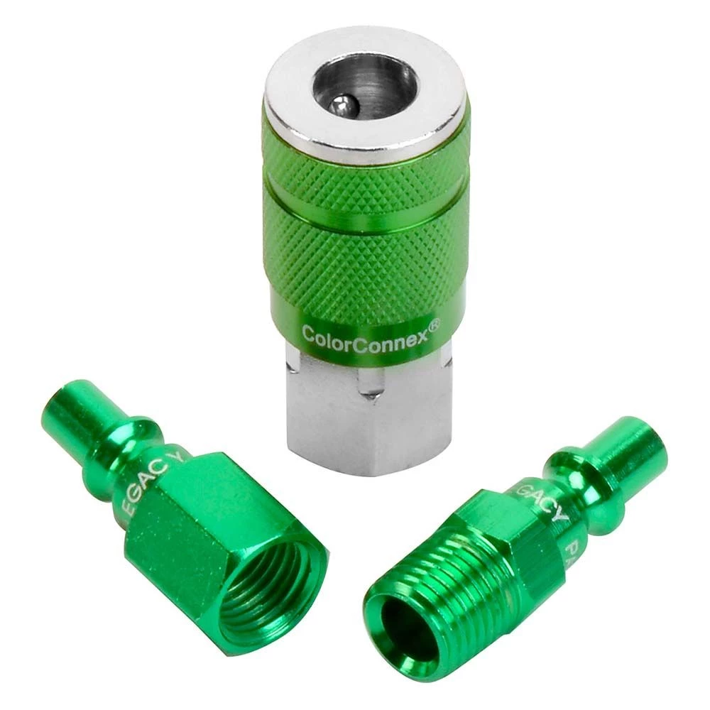 Legacy ARO Series Type B Body Coupler And Plug Kit 1/4 In. 3 Pc. 4 Legacy ARO Series Type B Body Coupler And Plug Kit 1/4 In. 3 Pc. - Image 2