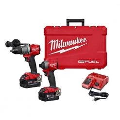 Milwaukee® M18 Fuel­™ 2-Tool Combo Kit: Hammer Drill/Impact Driver