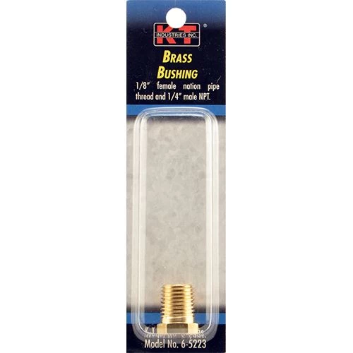 K-T Industries Brass Bushing FNPT X MNPT 4 K-T Industries Brass Bushing FNPT X MNPT - Image 2