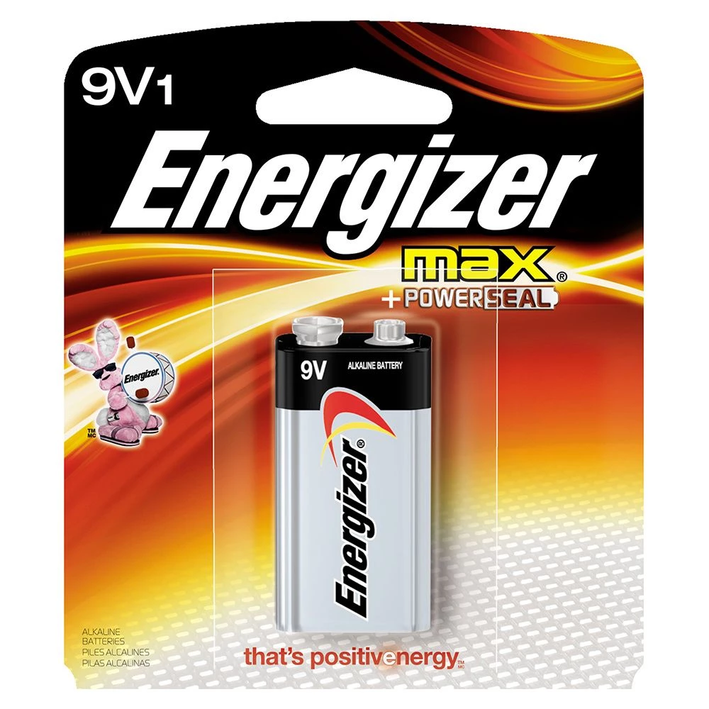Energizer MAX® Alkaline 9V Battery 3 Energizer MAX® Alkaline 9V Battery