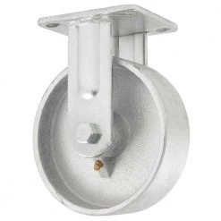 Titan Heavy Duty Steel Rigid Plate Caster 6 In.