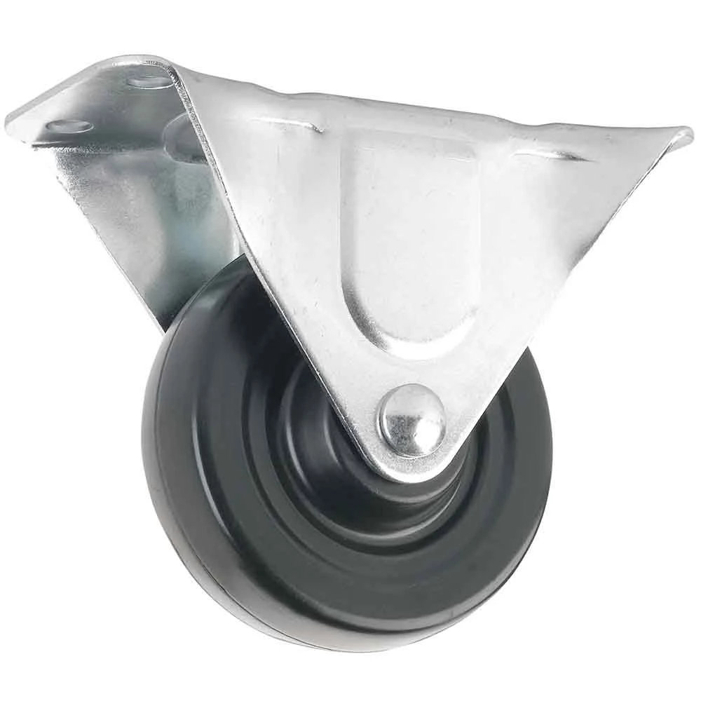 Titan Heavy Duty Rigid Rubber Caster Wheel 4 In. 3 Titan Heavy Duty Rigid Rubber Caster Wheel 4 In.