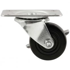 Titan Heavy Duty Swivel Rubber Caster Wheel With Brake 2-1/2 In.