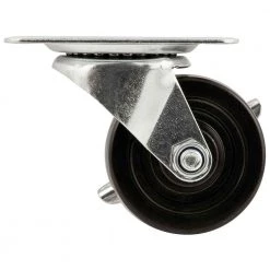 Titan Heavy Duty Swivel Rubber Caster Wheel With Brake 3 In.