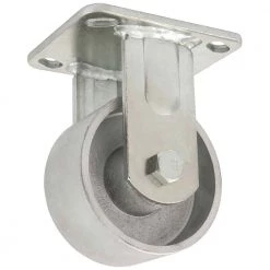 Titan Heavy Duty Steel Rigid Plate Caster 4 In.