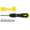 Stanley Multi-Bit Ratcheting Screwdriver 10 Pc.