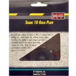 K-T Industries 4 1/2 In. X 5 1/4 In. Gold Filter Plate No. 10