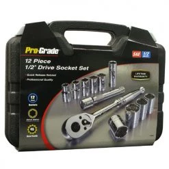 1/2 In. Dr. Socket Set 12 Pc.