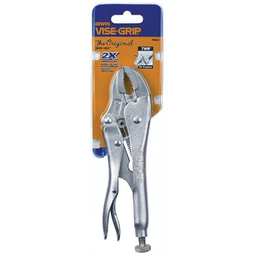 Irwin 7WR Original Curved Locking Pliers Jaw With Wire Cutter 3 Irwin 7WR Original Curved Locking Pliers Jaw With Wire Cutter