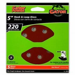Gator Finishing Products Gator® Finishing Products 8-Hole Hook & Loop Sanding Discs 5 Pk.